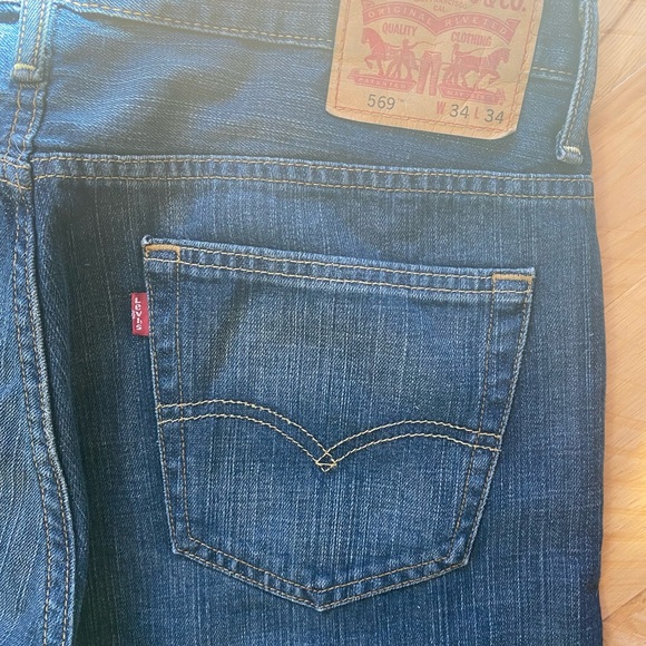 Men’s 569 Levi’s jeans 34/34 - Picture 3 of 5